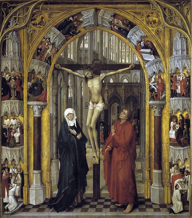 Stockt, Vrancke van der -- Tríptico de la Redención: la Crucifixión. Part 6 Prado Museum