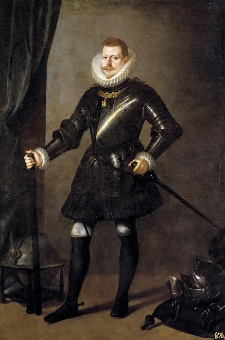 Vidal, Pedro Antonio -- Felipe III con armadura. Part 6 Prado Museum