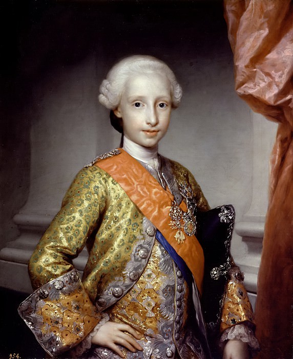Mengs, Anton Rafael -- Antonio Pascual de Borbón y Sajonia, infante de España. Part 6 Prado Museum