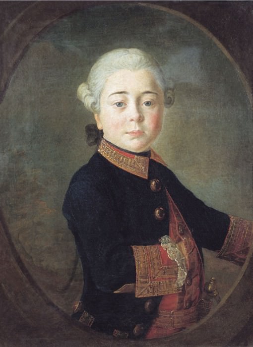 Портрет графа Николая Дмитриевича Матюшкина в детстве 1763. часть 2 - русских и советских худ Русские и советские художники