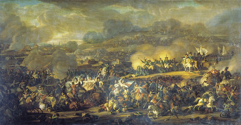 Сражение под Лейпцигом 6 октября 1813 года 1815. часть 2 - русских и советских худ Русские и советские художники
