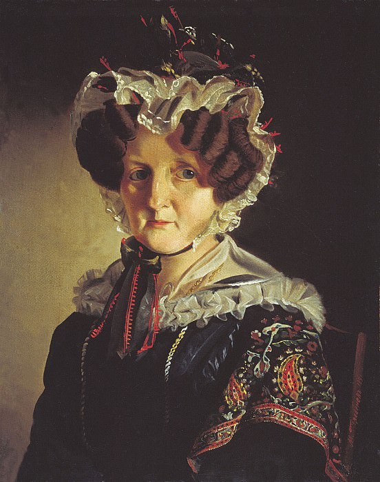 Портрет неизвестной в чепце 1831. часть 2 - русских и советских худ Русские и советские художники