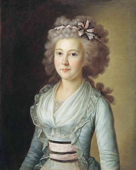 Портрет молодой дамы ЕН Лихачевой 1790. часть 2 - русских и советских худ Русские и советские художники