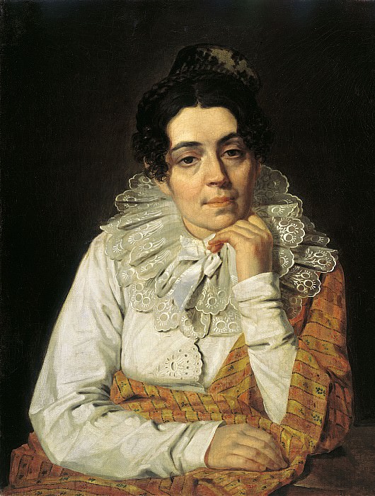 Портрет МАВенециановой 1810 е Холст масло 68х52 см. часть 2 - русских и советских худ Русские и советские художники