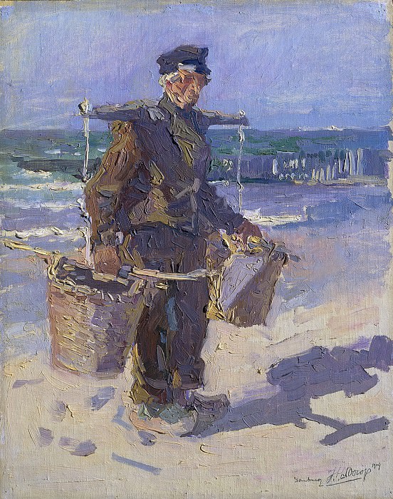 Ян Тороп -- Собиратель раковин с моллюсками, 1904. Рейксмузеум: часть 4