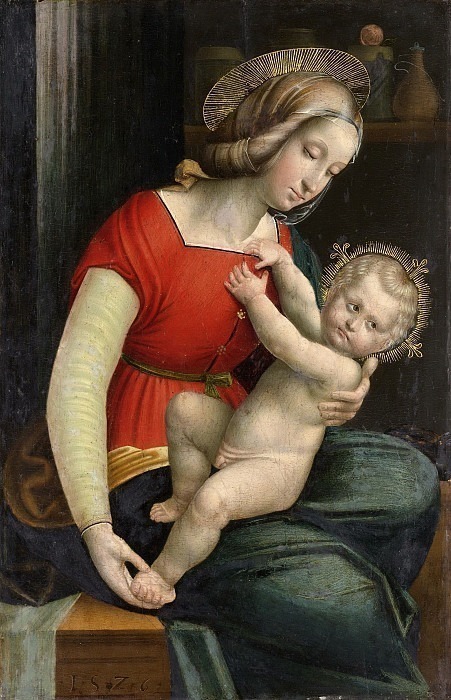 Дефенденте Феррари -- Мария с Младенцем. Рейксмузеум: часть 4
