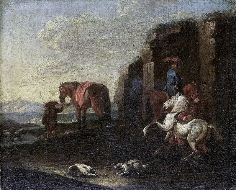 Bloemen, Pieter van -- Italiaans landschap, 1700-1720. Rijksmuseum: part 4