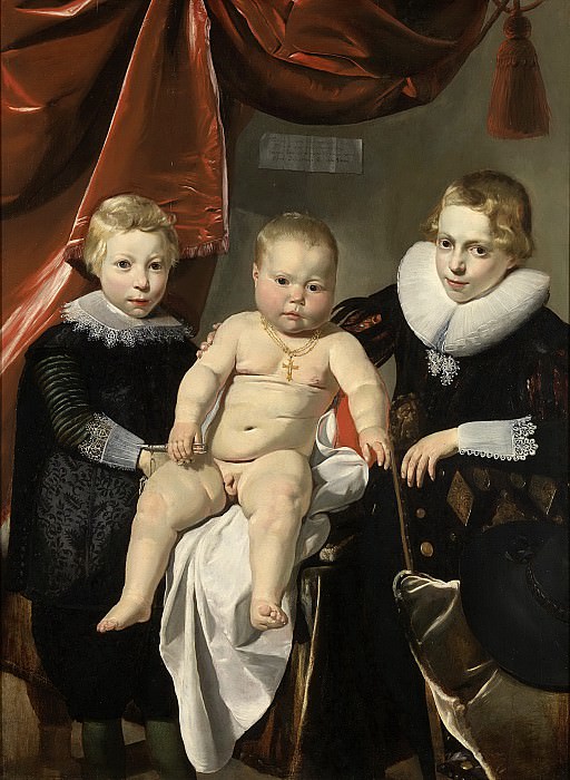 Keyser, Thomas de -- Groepsportret van drie broers, genaamd Hendrick, Johannes en Simon, 1627-1632. Rijksmuseum: part 4