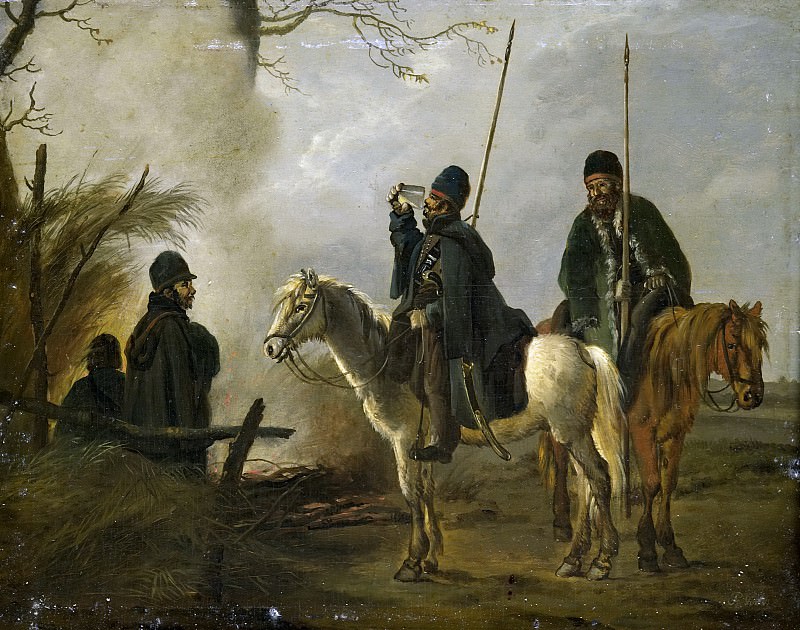 Питер Герард ван Ос -- Казацкий форпост в 1813 году, 1813-1815. Рейксмузеум: часть 4