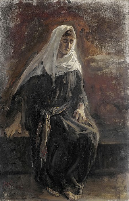 Israëls, Jozef -- Zittende vrouw, ws. Michal, 1899. Rijksmuseum: part 4