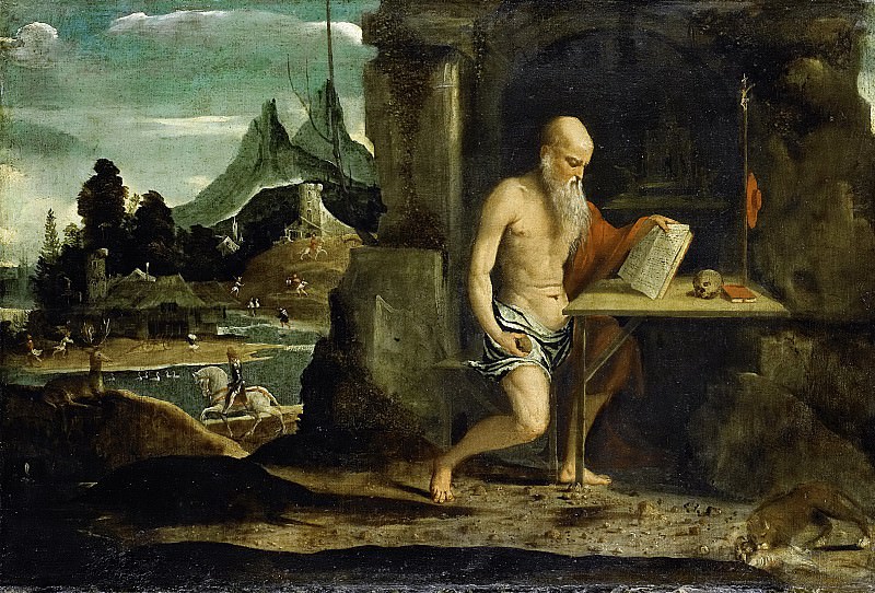 Brescia, Bernardino da -- De heilige Hieronymus, 1500-1520. Rijksmuseum: part 4