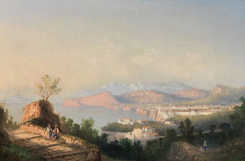 GIANNI Girolamo 1837 1895 Italian School View of the bay of Naples 41044 121. часть 2 - европейского искусства Европейская живопись