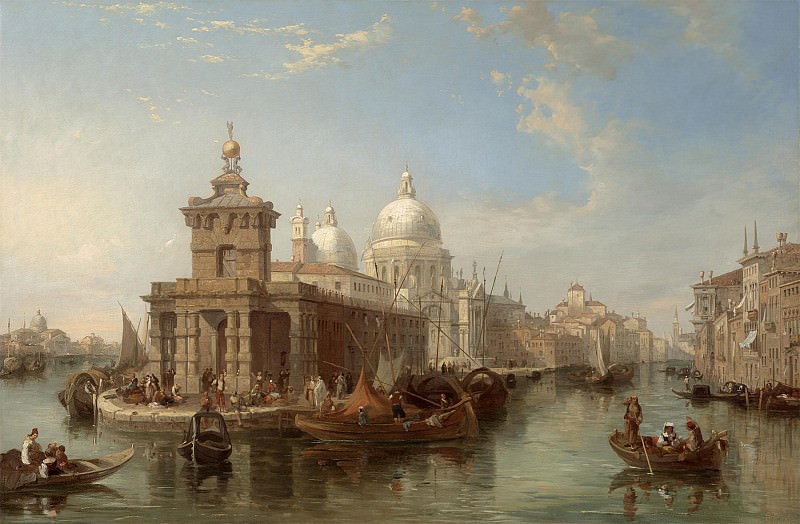 Edward Pritchett The Church of the Salute Venice 99779 20. часть 2 - европейского искусства Европейская живопись