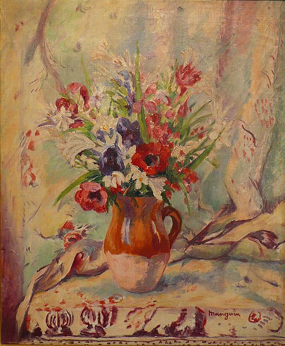 Henri MANGUIN Bouquet de fleurs 39097 3449. часть 2 -- European art Европейская живопись