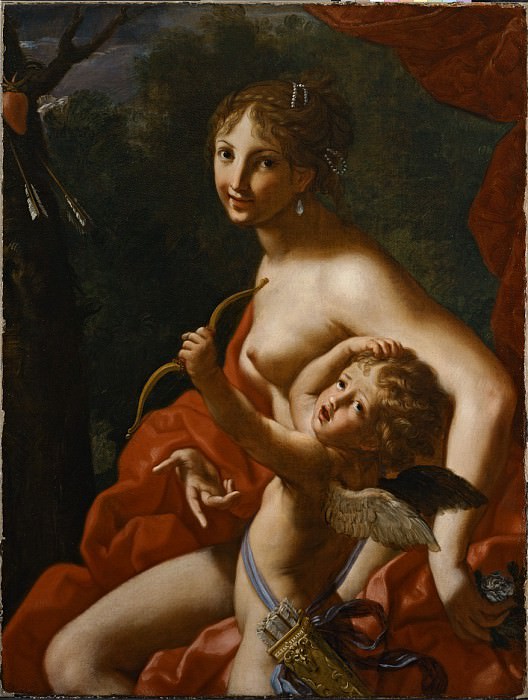 ELIZABETTA SIRANI 1638 Bologna 1665 Venus and Cupid 38539 316. часть 2 -- European art Европейская живопись