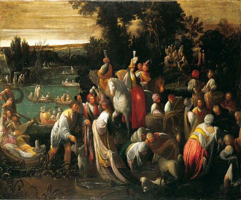Giovanni Andrea Donducci called Il Mastelletta FГЄte by a Riverbank 16888 203. часть 2 -- European art Европейская живопись
