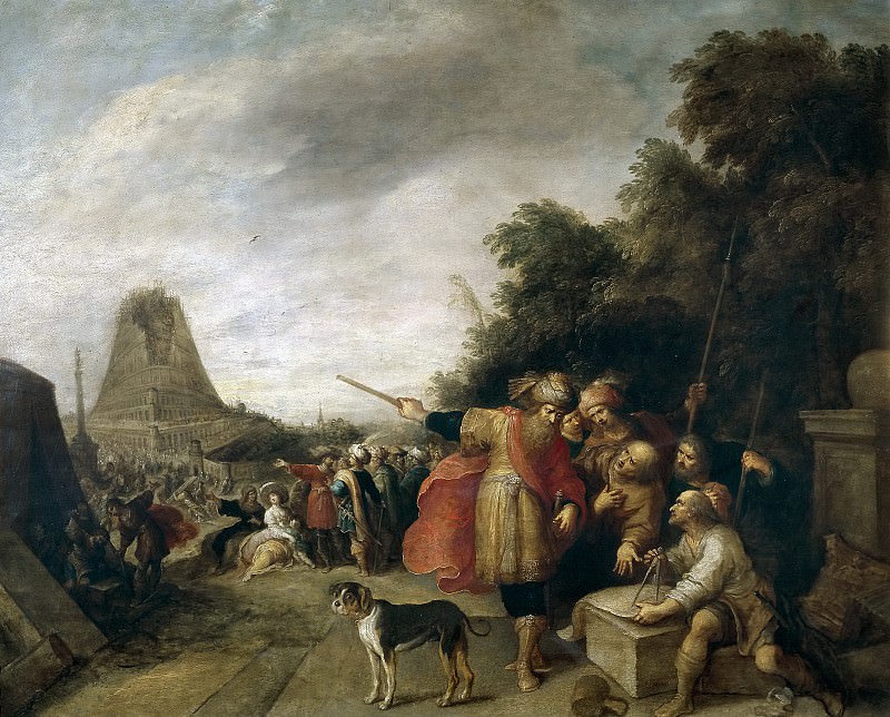 Francken, Frans II -- La construcción de la Torre de Babel. Part 5 Prado Museum
