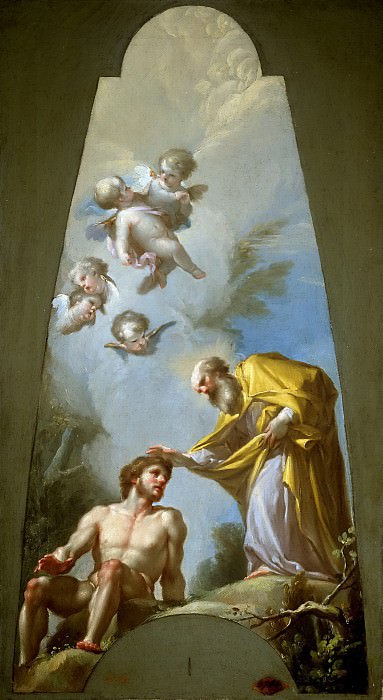 Bayeu y Subías, Francisco -- La creación de Adán. Part 5 Prado Museum