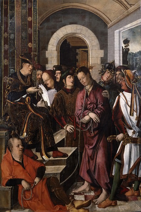 Osona, Francisco de; Osona, Rodrigo de -- Cristo ante Pilatos, Part 5 Prado Museum