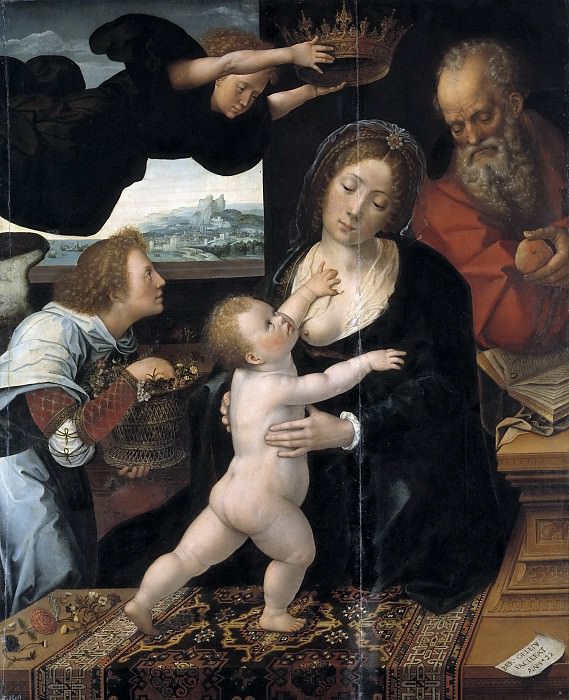 Orley, Bernard van -- La Sagrada Familia. Part 5 Prado Museum