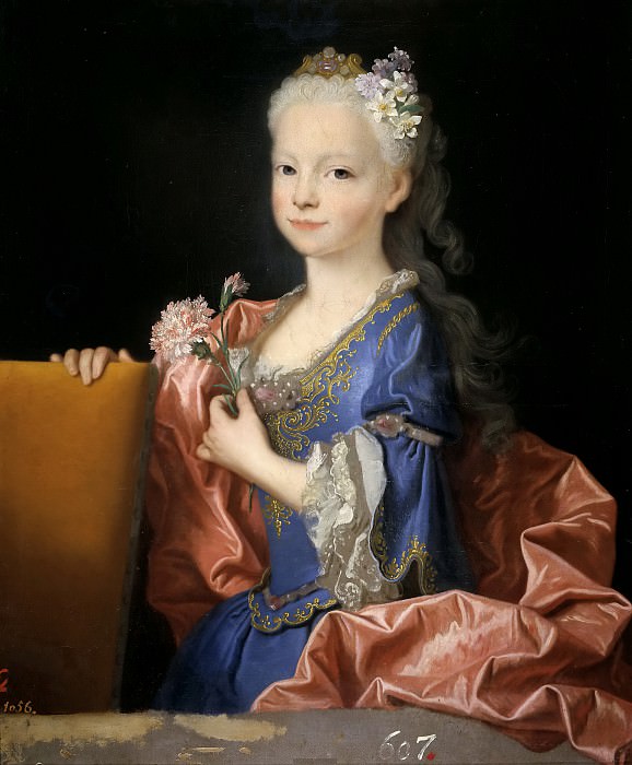 Ranc, Jean -- María Ana Victoria de Borbón, niña (futura reina de Portugal). Part 5 Prado Museum