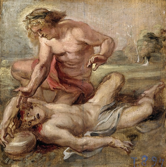 Rubens, Pedro Pablo -- La muerte de Jacinto. Part 5 Prado Museum