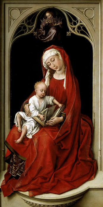 Weyden, Roger van der -- La Virgen con el Niño. Part 5 Prado Museum