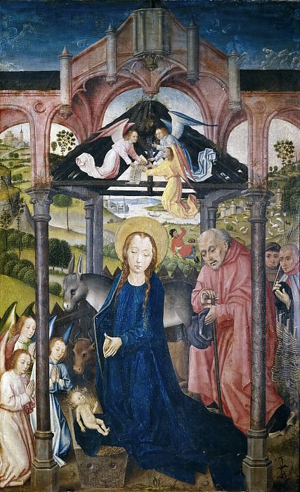 Maestro de Sopetrán -- La Natividad. Part 5 Prado Museum