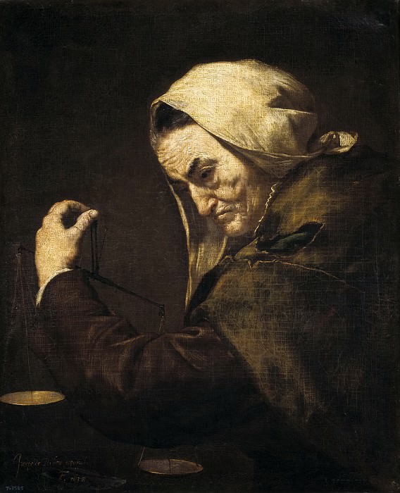 Ribera, José de -- Vieja usurera. Part 5 Prado Museum