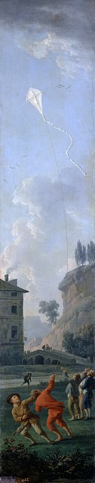 Vernet, Claude Joseph -- La cometa. Part 5 Prado Museum