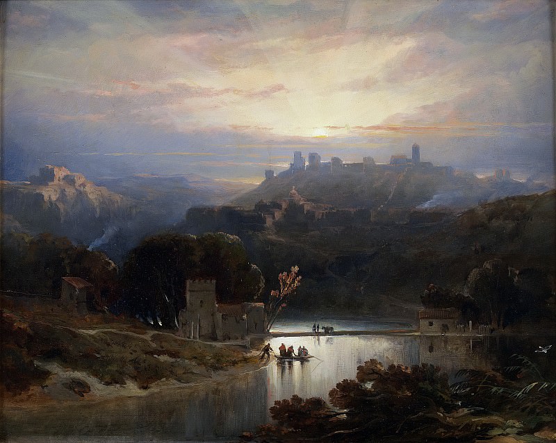 Roberts, David -- El Castillo de Alcalá de Guadaíra. Part 5 Prado Museum