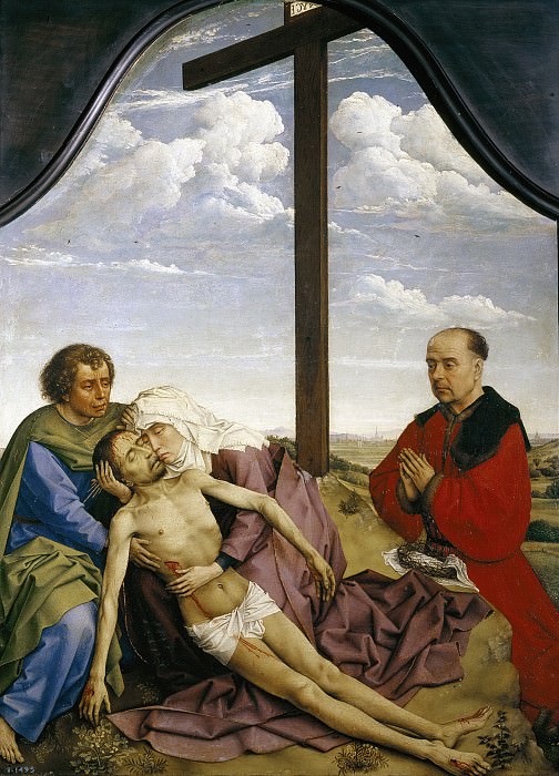 Weyden, Roger van der -- La Piedad. Part 5 Prado Museum