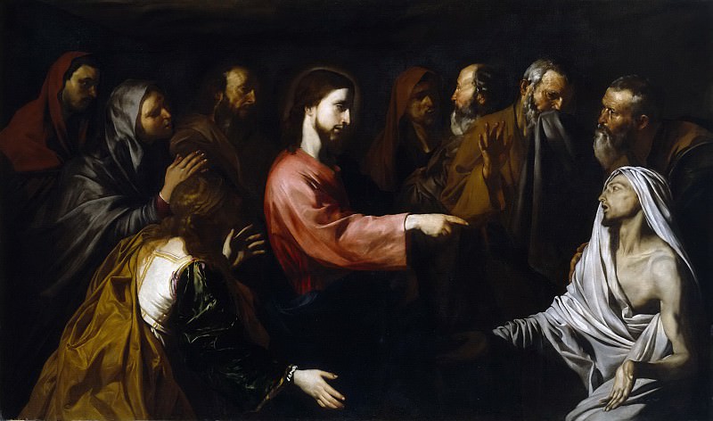Ribera, José de -- La resurrección de Lázaro. Part 5 Prado Museum