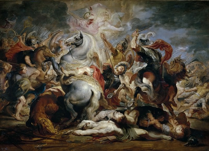 Rubens, Pedro Pablo -- La muerte del cónsul Decio. Part 5 Prado Museum
