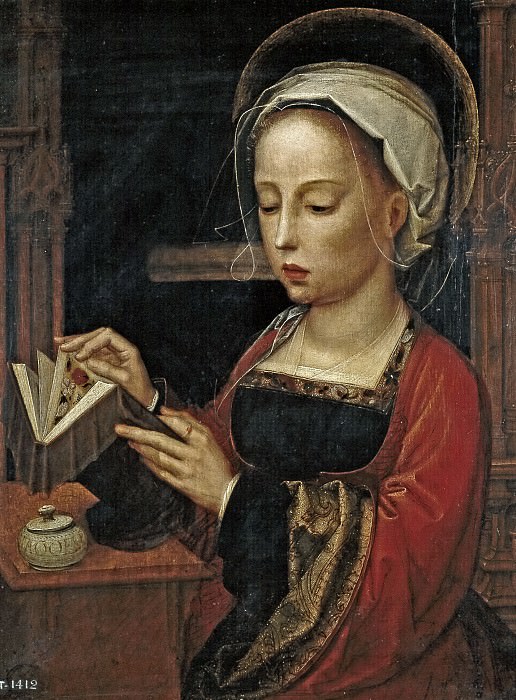 Isenbrandt, Adriaen -- Maria Magdalena leyendo. Part 5 Prado Museum