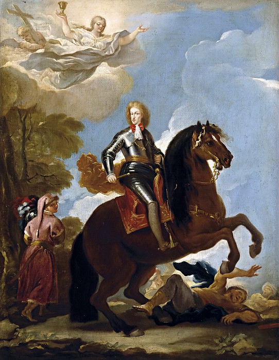Giordano, Luca -- Carlos II, rey de España, a caballo. Part 5 Prado Museum