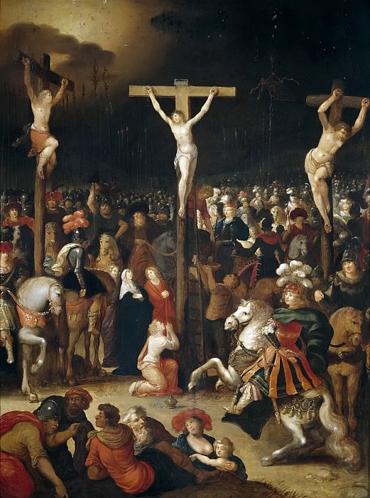 Caulery, Louis de -- La Crucifixión. Part 5 Prado Museum