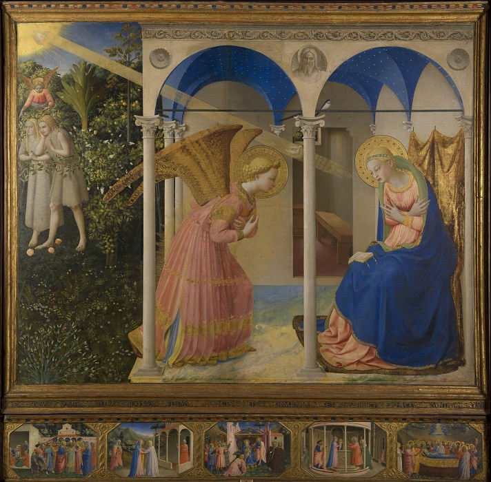 Angelico, Fra - The Annunciation. Masterpieces of the Prado Museum