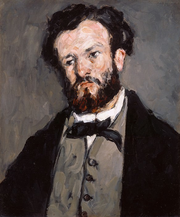 Cezanne Paul (Aix-en-Provence 1839-1906) - Antoine Velabreg (60x50 cm) 1869-71. J. Paul Getty Museum