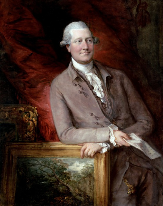 Gainsborough Thomas (1727 Sudbury - 1788 London) - Portrait of James Christie (1730-1803) (126x102 cm) 1778. J. Paul Getty Museum