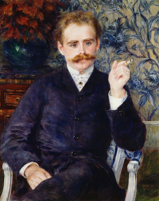 Renoir Pierre-Auguste (1841 Limoges - 1919 Cagnes) - Composer Albert Cahen of Antwerp (80x64 cm) 1881. J. Paul Getty Museum
