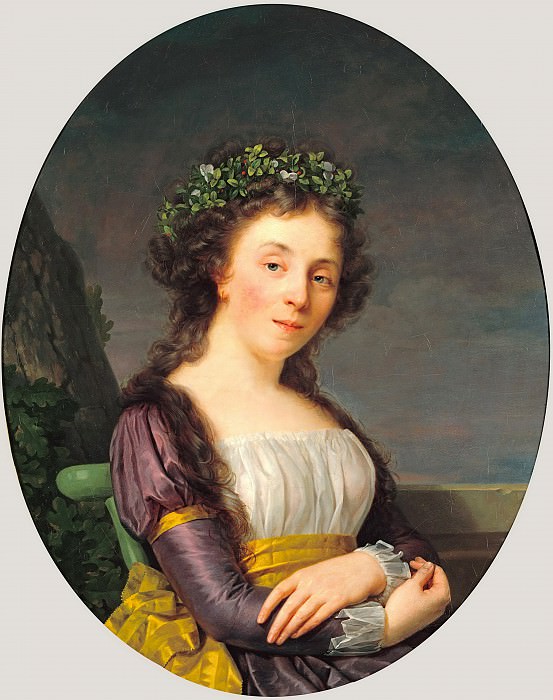 Fabre Francois-Xavier (Montpellier 1766-1837) - Marie-Louise Joubert (78x61 cm) 1787. J. Paul Getty Museum