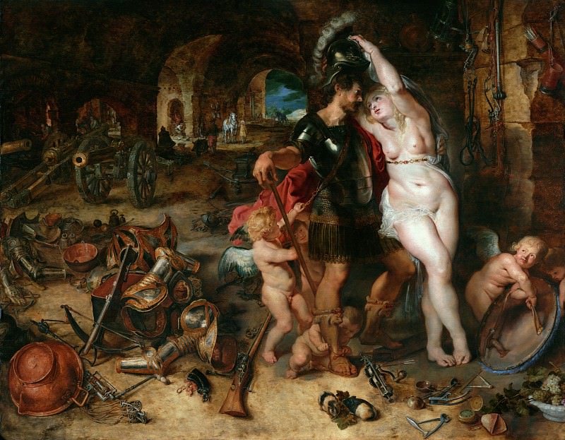 Returning from the war. Peter Paul Rubens