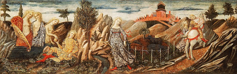 Francesco di Giorgio Martini (Siena 1439-1502) - History of Paris (cm) 1460s. J. Paul Getty Museum