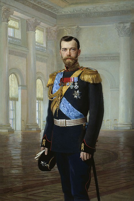 Липгарт Эрнест 1847 1932 Портрет императора Николая II 1900. часть 1 - русских и советских худ Русские и советские художники