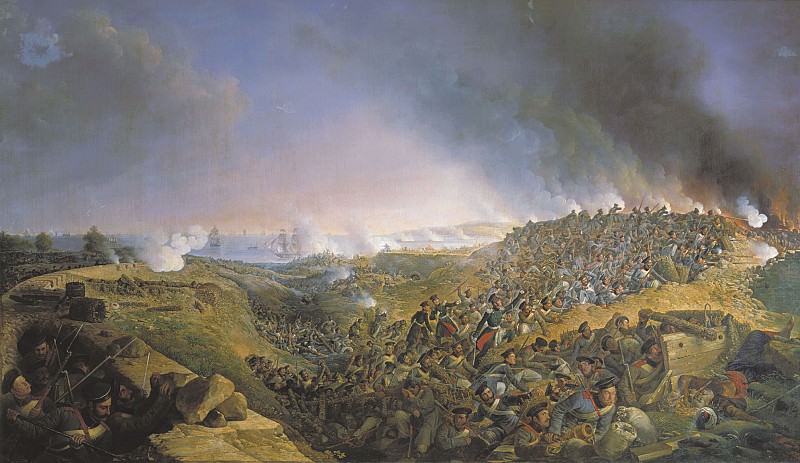 Инженерная атака крепости Варна саперным батальоном 23 сентября 1828 года 1836. часть 1 - русских и советских худ Русские и советские художники