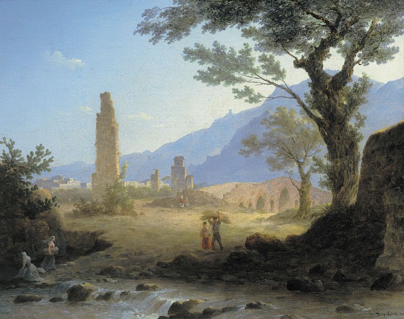 Итальянский пейзаж 1847. часть 1 - русских и советских худ Русские и советские художники