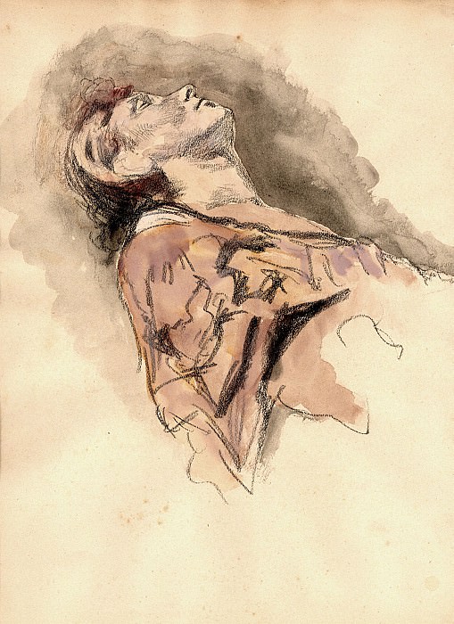 Otto Greiner Study of a Female Dancer 18821 172. часть 4 - европейского искусства Европейская живопись