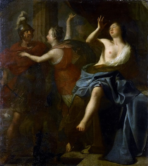 Unknown artist -- Tarquinius en Lucretia, 1700-1799. Rijksmuseum: part 2