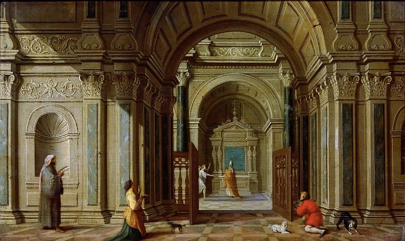 Николас де Гизелар -- Архангел Гавриил, явившийся Захарии, 1625. Рейксмузеум: часть 2